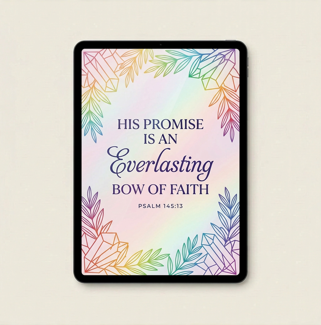 My Digital Prayer Journal - Rainbow