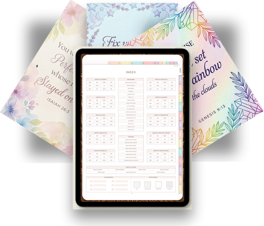 My Digital Prayer Journal - Rainbow